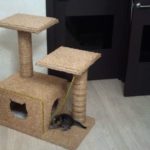 Домик для кошки из дерева
