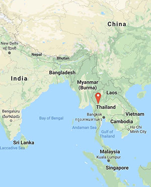 таиланд на карте